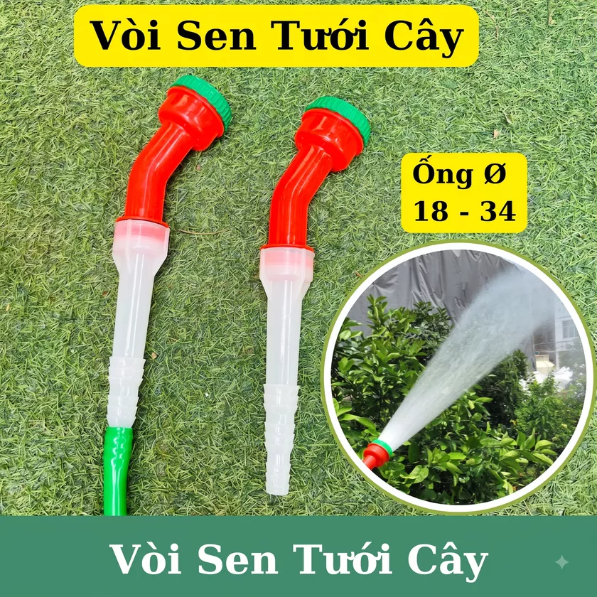 Vòi Sen Tưới Cây 1000 Lỗ Phù Hợp Ống Phi 18-34